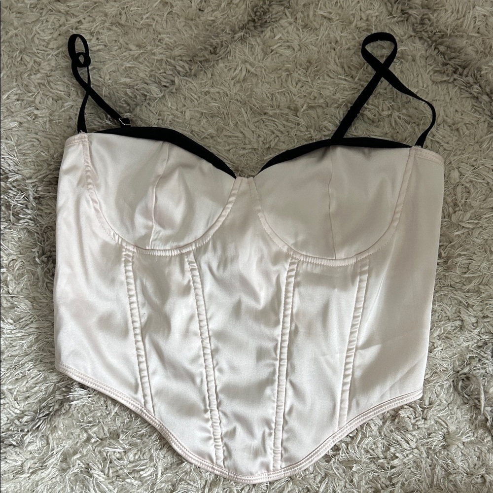 Cream Corset Top